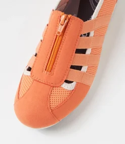 Women SUPERSOFT Comfort|Sneakers-Scottie Light Coral Cream Lining Fabric Sneakers