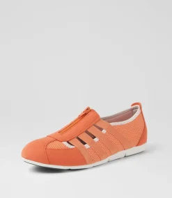 Women SUPERSOFT Comfort|Sneakers-Scottie Light Coral Cream Lining Fabric Sneakers