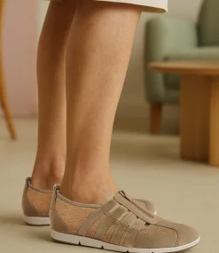 Women SUPERSOFT Comfort|Sneakers-Scottie Platinum Mesh Sneakers