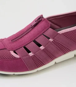 Women SUPERSOFT Comfort|Sneakers-Scottie Plum Lavender Lining Fabric Sneakers