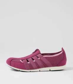 Women SUPERSOFT Comfort|Sneakers-Scottie Plum Lavender Lining Fabric Sneakers