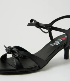Women I LOVE BILLY Heels|Sandals-Scullie Black Sandals