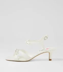Women I LOVE BILLY Heels|Sandals-Scullie White Sandals