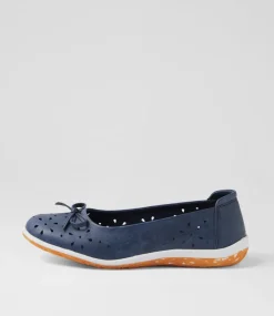 Women I LOVE BILLY Flats-Seito Navy Flat Shoes