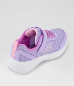 SKECHERS Sport School Shoes-Selectors Junior Lavender Sneakers