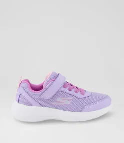 SKECHERS Sport School Shoes-Selectors Junior Lavender Sneakers