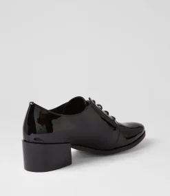 Women DIANA FERRARI Heels-Serfina Black Patent Leather Heels