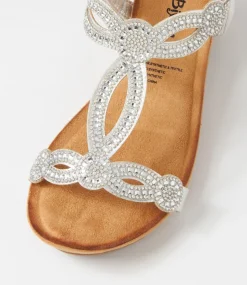 Women I LOVE BILLY Wedges|Heels-Shalaga Silver Multi Sandals