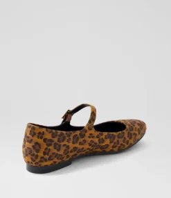 Women I LOVE BILLY Flats-Shali Leopard Microsuede Flat Shoes