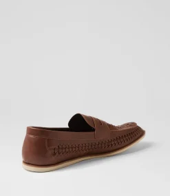 UNCUT Casuals-Sherborne Cognac Flat Shoes