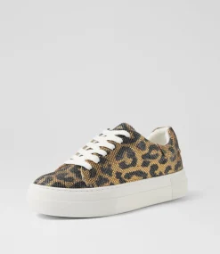 Women I LOVE BILLY Sneakers-Shinee Leopard Jewels Sneakers