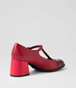 Women I LOVE BILLY Heels-Shinzan Wine Cherry Patent Pu Heels
