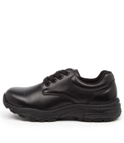 LYNX Junior School Shoes-SHUTTLE 9-5UK BLACK