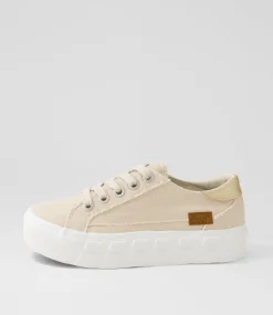 Women BLOWFISH Sneakers-Sidekick Moonbeam Rose Gold Canvas Sneakers