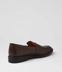 Women DIANA FERRARI Loafers|Flats-Sienza Dark Choc Leather Loafers