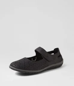 Women I LOVE BILLY Flats-Silviee Black Flat Shoes