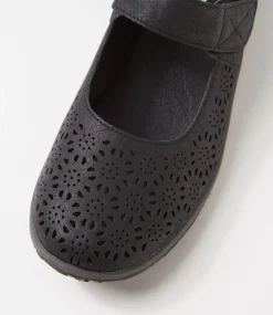 Women I LOVE BILLY Flats-Silviee Black Flat Shoes