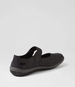 Women I LOVE BILLY Flats-Silviee Black Flat Shoes