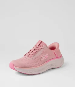 Women SKECHERS Sneakers-Skech Cloud Mauve Multi Fabric Sneakers
