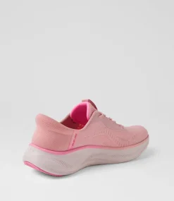 Women SKECHERS Sneakers-Skech Cloud Mauve Multi Fabric Sneakers