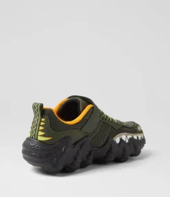 SKECHERS Sport School Shoes-Skech Olive Mesh Sneakers