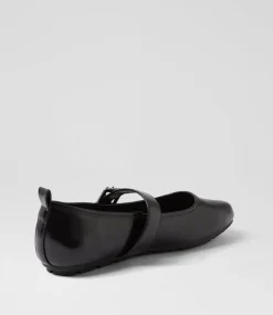 Women I LOVE BILLY Flats-Skooch Black Flat Shoes