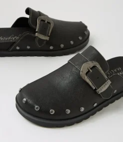 Women BLOWFISH Flats-Skylar Black Flat Shoes