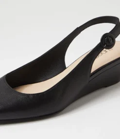 Women SUPERSOFT Comfort|Heels-Special Black Leather Heels