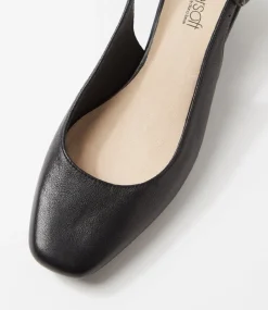 Women SUPERSOFT Comfort|Heels-Special Black Leather Heels