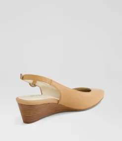 Women SUPERSOFT Comfort|Heels-Special Dark Tan Leather Heels