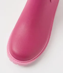 Women DIANA FERRARI Boots-Splashy Plum Blossom Gumboot Ankle Boots