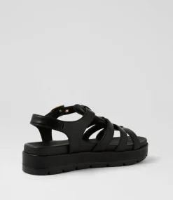 Women I LOVE BILLY Sandals-Stormin Black Sandals