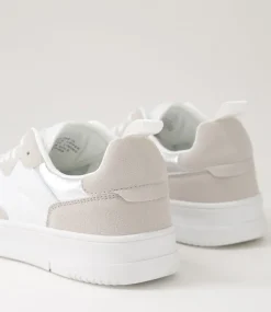 Women I LOVE BILLY Sneakers-Sublime Grey White Silver Microsuede Sneakers