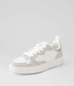 Women I LOVE BILLY Sneakers-Sublime Grey White Silver Microsuede Sneakers