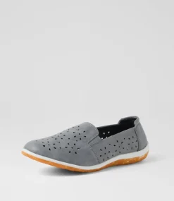 Women I LOVE BILLY Flats-Suking Mid Blue Flat Shoes