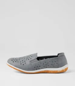 Women I LOVE BILLY Flats-Suking Mid Blue Flat Shoes