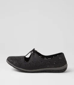 Women I LOVE BILLY Flats-Sullie Black Flat Shoes