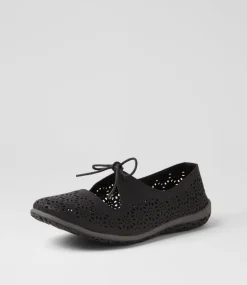 Women I LOVE BILLY Flats-Sullie Black Flat Shoes