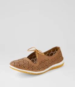 Women I LOVE BILLY Flats-Sullie Tan Flat Shoes