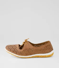 Women I LOVE BILLY Flats-Sullie Tan Flat Shoes