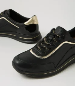 Women SUPERSOFT Comfort|Sneakers-Sunie Black Gold Multi Sneakers