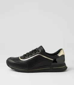 Women SUPERSOFT Comfort|Sneakers-Sunie Black Gold Multi Sneakers