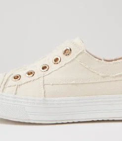 Women BLOWFISH Sneakers-Superplay White Canvas Sneakers