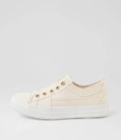 Women BLOWFISH Sneakers-Superplay White Canvas Sneakers