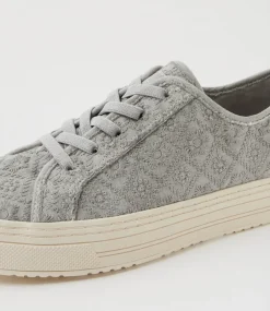Women BLOWFISH Sneakers-Supersmile 2 Fog Grey Fabric Sneakers