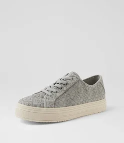 Women BLOWFISH Sneakers-Supersmile 2 Fog Grey Fabric Sneakers
