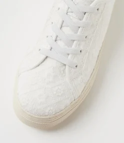 Women BLOWFISH Sneakers-Supersmile 2 White Fabric Sneakers