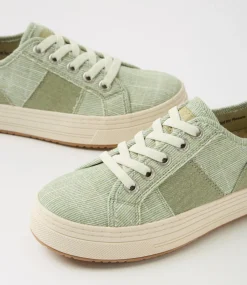 Women BLOWFISH Sneakers-Supersmile Pistachio Canvas Sneakers