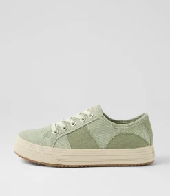 Women BLOWFISH Sneakers-Supersmile Pistachio Canvas Sneakers