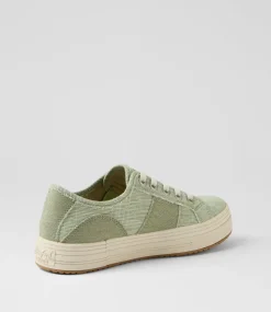Women BLOWFISH Sneakers-Supersmile Pistachio Canvas Sneakers